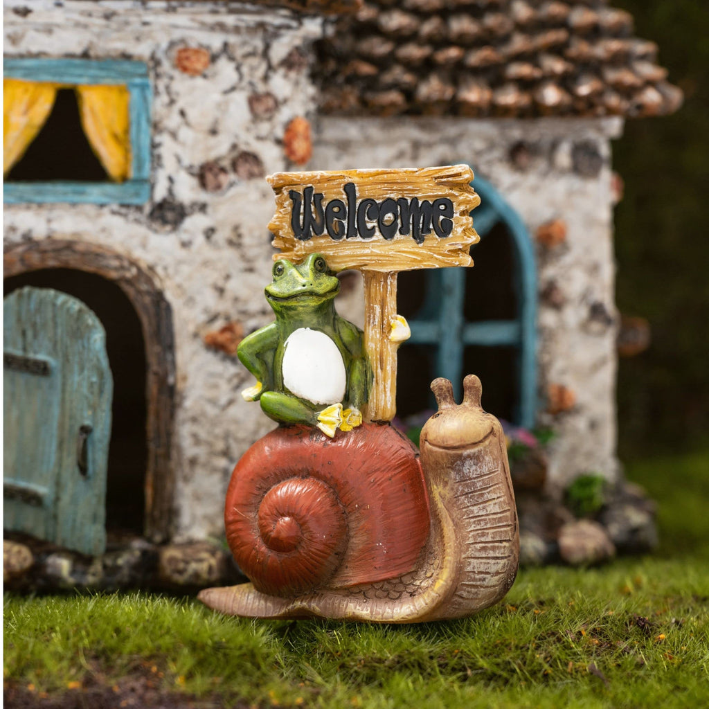 PRETMANNS Fairy Houses for Outside - Fairy Garden House Kit & Sign
