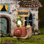 PRETMANNS Fairy Houses for Outside - Fairy Garden House Kit & Sign