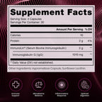 Pure Therapro Rx Elite IgG Immunoglobulin Supplement, 120 Caps - Gut Health & Immune Support, 1100 mg IgG, IGA & IgM, Sunflower Lecithin | Dairy & Gluten Free Colostrum Supplement Alternative