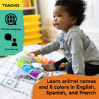 Baby Einstein Glow & Discover Light Bar Musical Activity Station and Tummy Time Toy, Montessori Cause and Effect Early Learning for 3-36 months