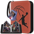 Basketball Card Binder 720 Pocket, Sports Card Binder with Card Display Design, Premium Card Holder with Sports Pattern Wristband Fit for Basketball Cards 2025