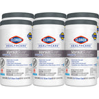 Clorox Healthcare VersaSure Cleaner Disinfectant Wipes, 6" x 5", 150 Count Canister, Pack of 6 (Package May Vary)