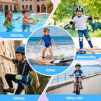 GKTZ Kids Waterproof Underwater Camera 1080P 4X Zoom 2"IPS Screen 32GB Card