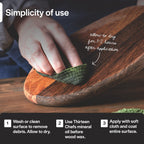 Cutting Board Wax and Conditioner with Food Grade Beeswax - Treat Wood Countertops, Butcher Blocks, Wooden Utensils and Bowls - Made in USA (12oz)