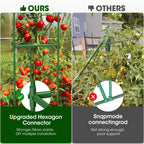 MQHUAYU 3 Pack Tomato Cages for Garden,Up to 51.2Inch Tomato Cage Trellis-Upgraded Hexagon Connector,Heavy Duty Adjustable Tomato Stake Support for Raised Garden Bed