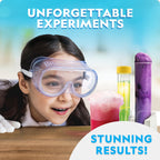 National Geographic Stunning Chemistry Set - Mega Science Kit with 45 Easy Experiments- Make a Volcano and Launch a Rocket, STEM Projects for Kids Ages 8-12, Science Toys (Amazon Exclusive)