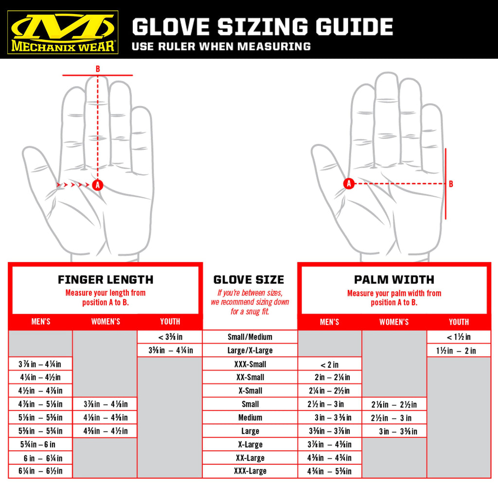 Mechanix Wear Original Work Gloves - Multi-Purpose Outdoor Work Gloves - Secure Fit - Durable & Machine Washable - Breathable & Comfortable - X-Large - Black