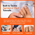 Medical Grade Toenail Clippers Podiatrist's Nippers for Thick and Ingrown Nails