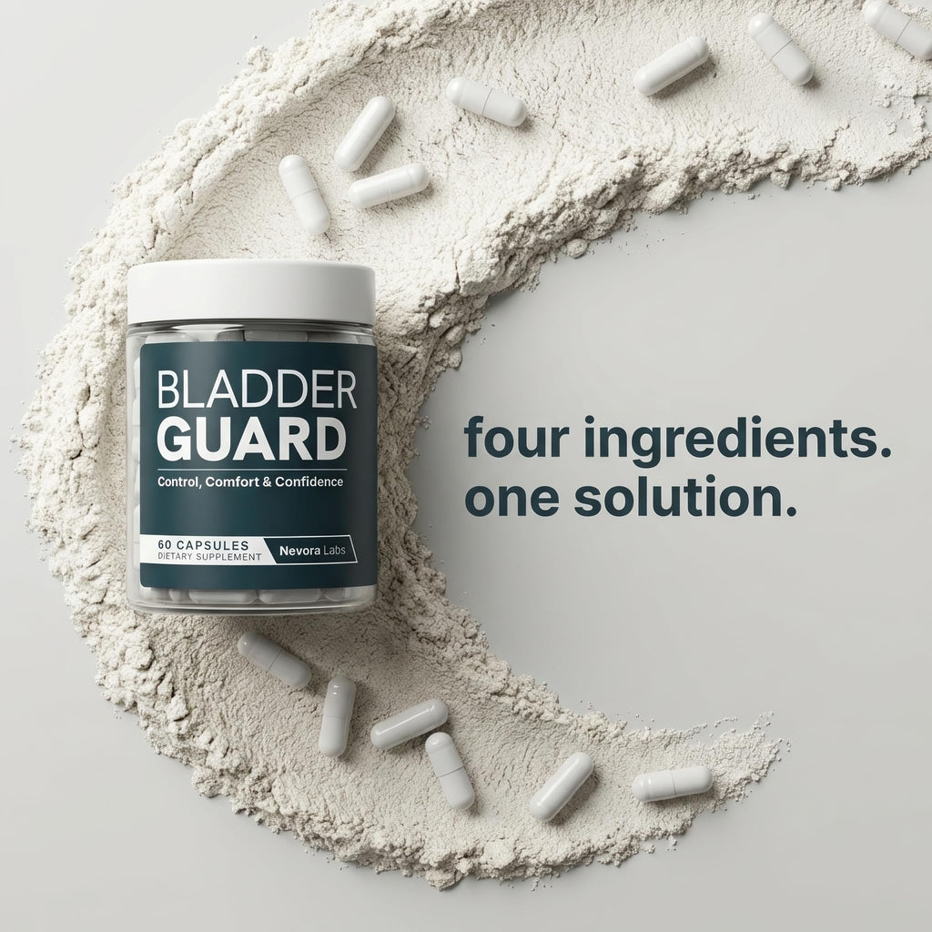 Bladder Guard – Bladder Control Supplements – Urinary Tract Health for Women & Men – Pumpkin Seed Extract & Soy Germ Formula – 60 Capsules