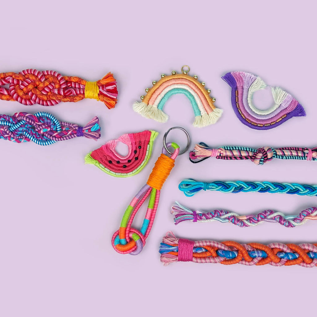 Loopdedoo DIY Friendship Bracelet Maker Kit - Bracelet Making Kit for Kids Ages 8 & Up - Make Bracelets in Minutes for Birthday, Christmas Gift - Award Winning Craft Kit
