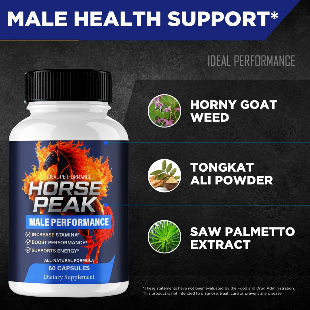 IDEAL PERFORMANCE Horsepeak Capsules, Horsepeak Pills Reviews (60 Capsules)