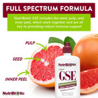 NutriBiotic – GSE, 4 Oz Liquid | The Original Grapefruit Seed Extract Premium Concentrate with Bioflavonoids | Vegan, Gluten Free, Non-GMO (Pack of 2)
