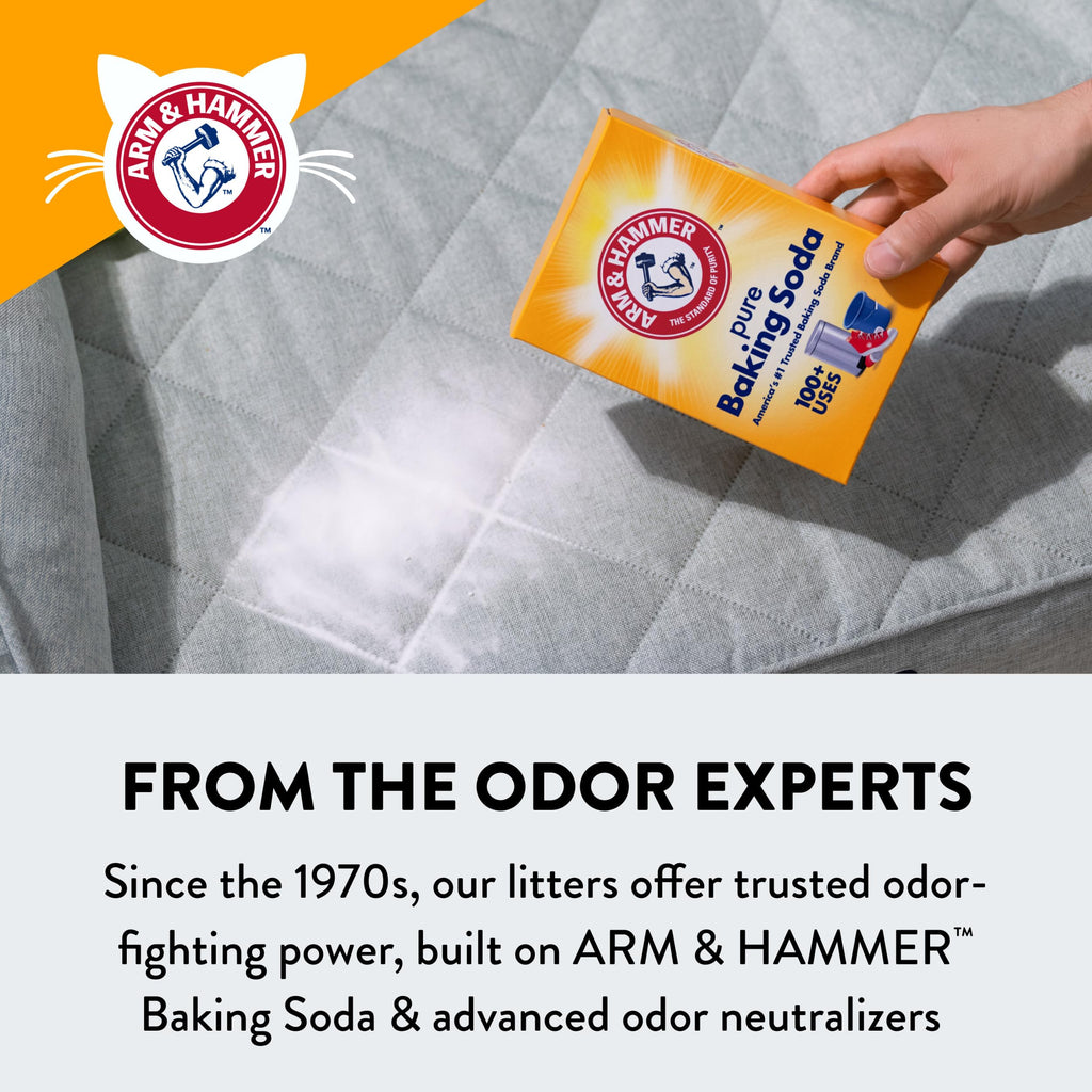 ARM & HAMMER Slide Platinum Easy Clean-Up Clumping Cat Litter, 27.5 Lbs