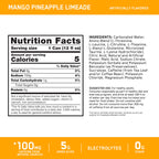 Optimum Nutrition Amino Energy Sparkling Hydration Drink, Electrolytes, Caffeine, Amino Acids, BCAAs, Sugar Free, Mango Pineapple Limeade, 12 Fl Oz, 12 Pack (Packaging May Vary)