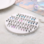 YADOCA 21 Pairs Hypoallergenic Surgical Steel Stud Earrings for Women Men