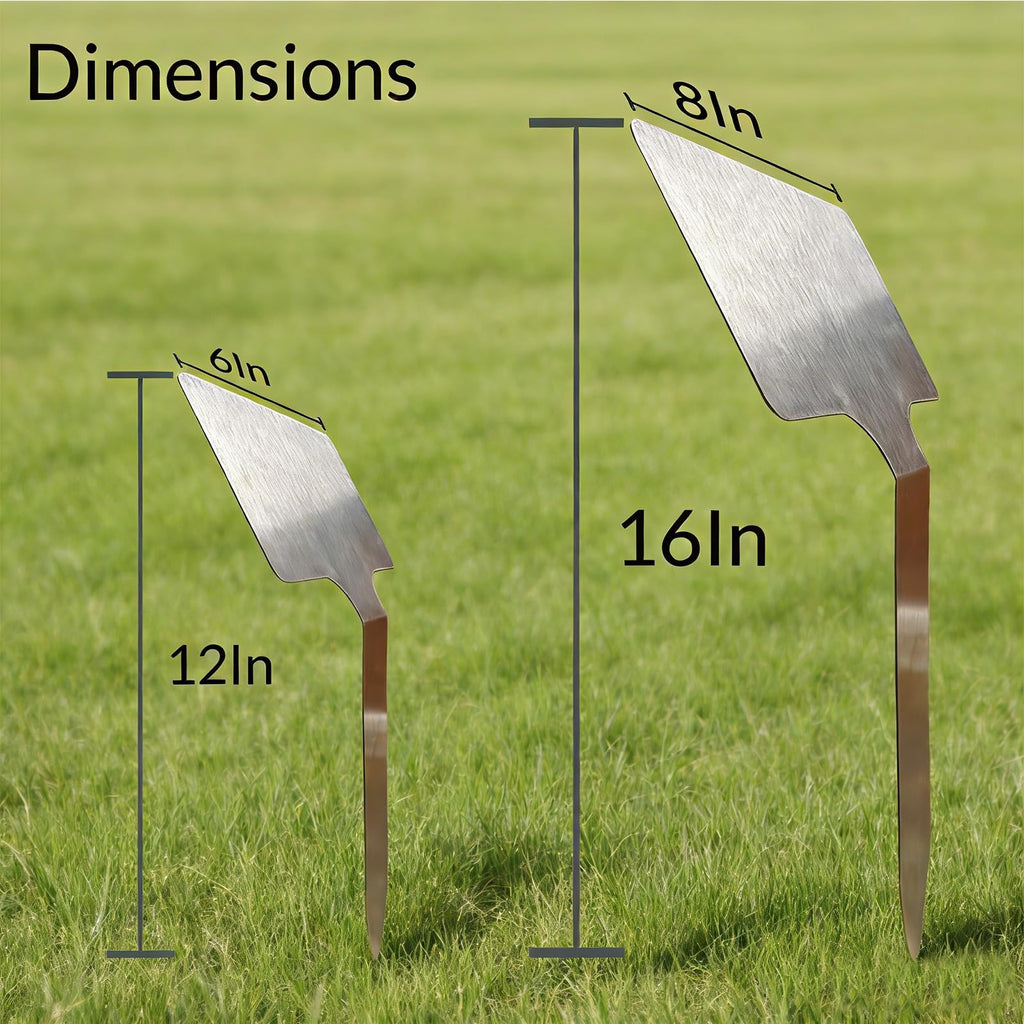 Signxuni Engraved Memorial Plaques for Outdoors, Stake Mounted Metal Plaque