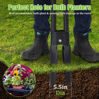 REILEIHODE Post Hole Digger 4.5FT Heavy Duty Hole Digger with Dual Sharp Blades Professional Manual Hole Digger Tool for Gardening Transplanting Fence Installation Construction
