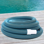 VINGLI 1-1/2-Inch by 50-Feet Blue Swimming Pool Vacuum Hose for Inground and Above-Ground Pools