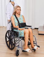 Deyeek Post Shoulder Surgery Dress Women Tearaway Sleeveless Dresses Full Open Adaptive Clothing for Port Access