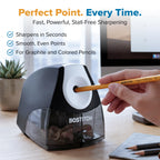 Bostitch Electric Pencil Sharpener for Classroom and Desk, Black