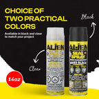 Alien Tape Liquid Sealant Spray 2 Pack, Waterproof Liquid Rubber Spray Prevents Patches and Seals Leaks, Protects Surfaces, Works on Most Materials, Long Lasting, Dries Black