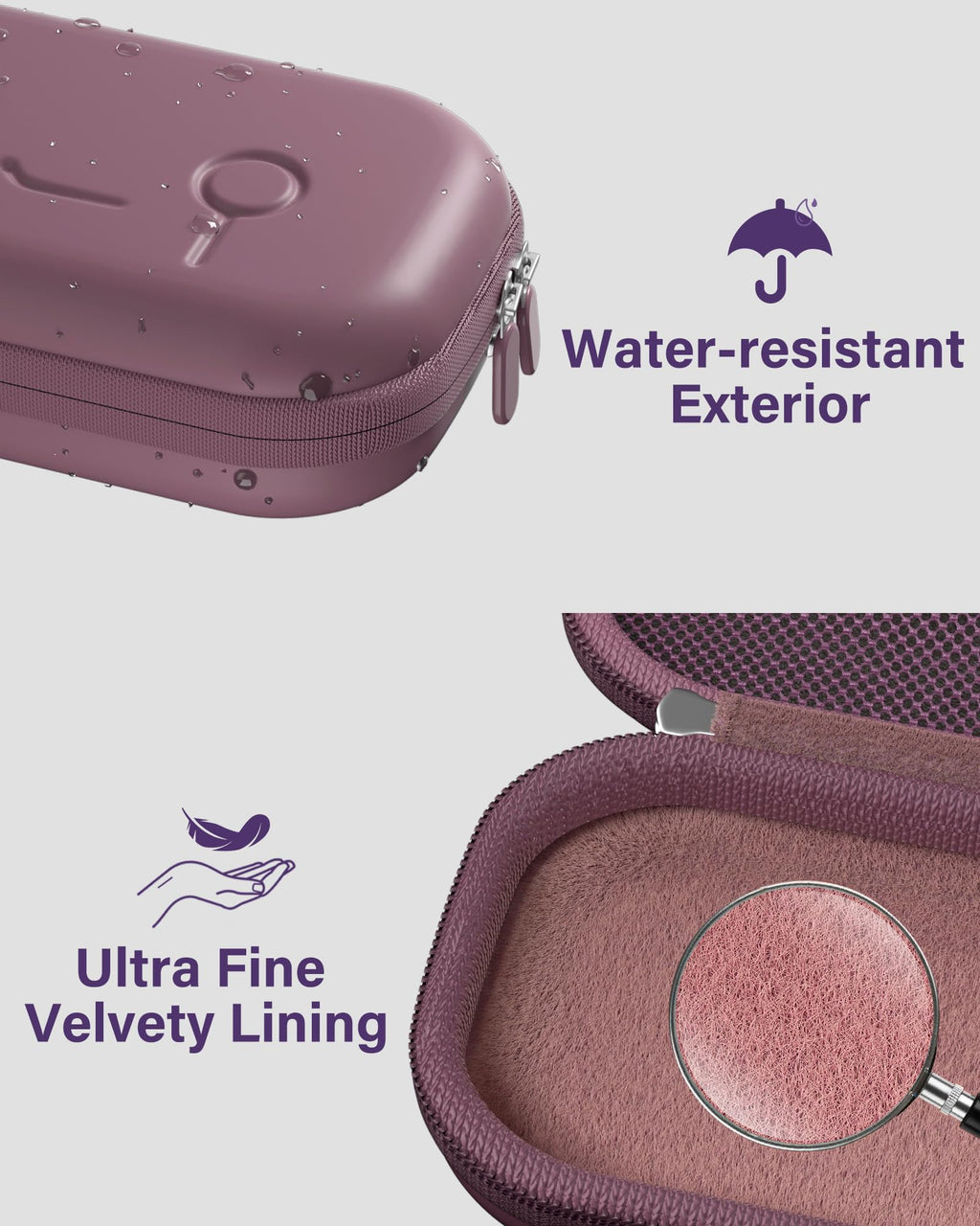 ProCase Stethoscope Case for 3M Littmann Classic III & Cardiology IV -Plum