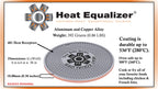Heat Equalizer-6 inch None Stick Copper finish Heat Diffuser for Gas Stoves – Aluminum & Copper Alloy Hot Plate for Even Cooking-Burner Cover & Simmer Plate