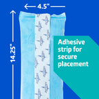 Medline Premium Perineal Cold Packs for Postpartum Care with Adhesive Strip (24 Count) Each Absorbent Pad is 4.5" x 14.25" Perfect for your After Delivery Postpartum Essentials Kit