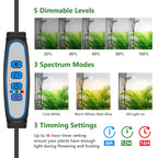 wolezek Floor Grow Lights for Indoor Plants, Full Spectrum, for Tall Plant