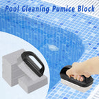 Nilioerup 5 Pcs Pools Pumice Stone, Pool Cleaning Pumice Block with Handle, Pools Tile Cleaner Pumice Stone Remove Stains Cleaning Stone for Swimming Pool, Spa, Bathroom, Kitchen (5 Pcs)