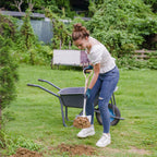 Berry&Bird Garden Digging Spade, 41" Stainless Steel Gardening Border Spade