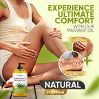 Arnica Sore Muscle Massage Oil – 100% Pure & Natural - Massage Therapy for Muscles & Joints – Body Oil Infused with Arnica Extract, Lavender, Peppermint & Chamomile Oils – 8 FL OZ