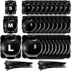 Elsjoy 30 Pack 3 Sizes Plant Root Growing Box with 120 pcs Zip Ties, Air Layering Propagation Ball Kit Reusable Tree Rooting Grafting Tools, Root Propagation Ball Set for Fast Propagation