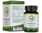 Propolis Health Propolis Capsules 1000mg-Daily with Vitamin E Per dose - Pure Brazilian Green Propolis Extract - Immune Booster 50 Days Supply -100 Capsules