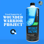 Pool Enzyme Treatment - Weekly Natural Enzymes for Pools Works as an Eco-Friendly, Natural Pool Clarifier for Crystal Clear Pool Water Perfect for Swimming - AquaDoc Pool Chemicals