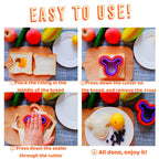 Sandwich Cutters for Kids Lunch, Uncrustable Maker, Sandwich Cutter and Sealer, Uncrustable Sandwich Cutter, Decruster Crustless Sandwich Maker, Bread Food Cookie Cutters for Lunch Box & Bento Box