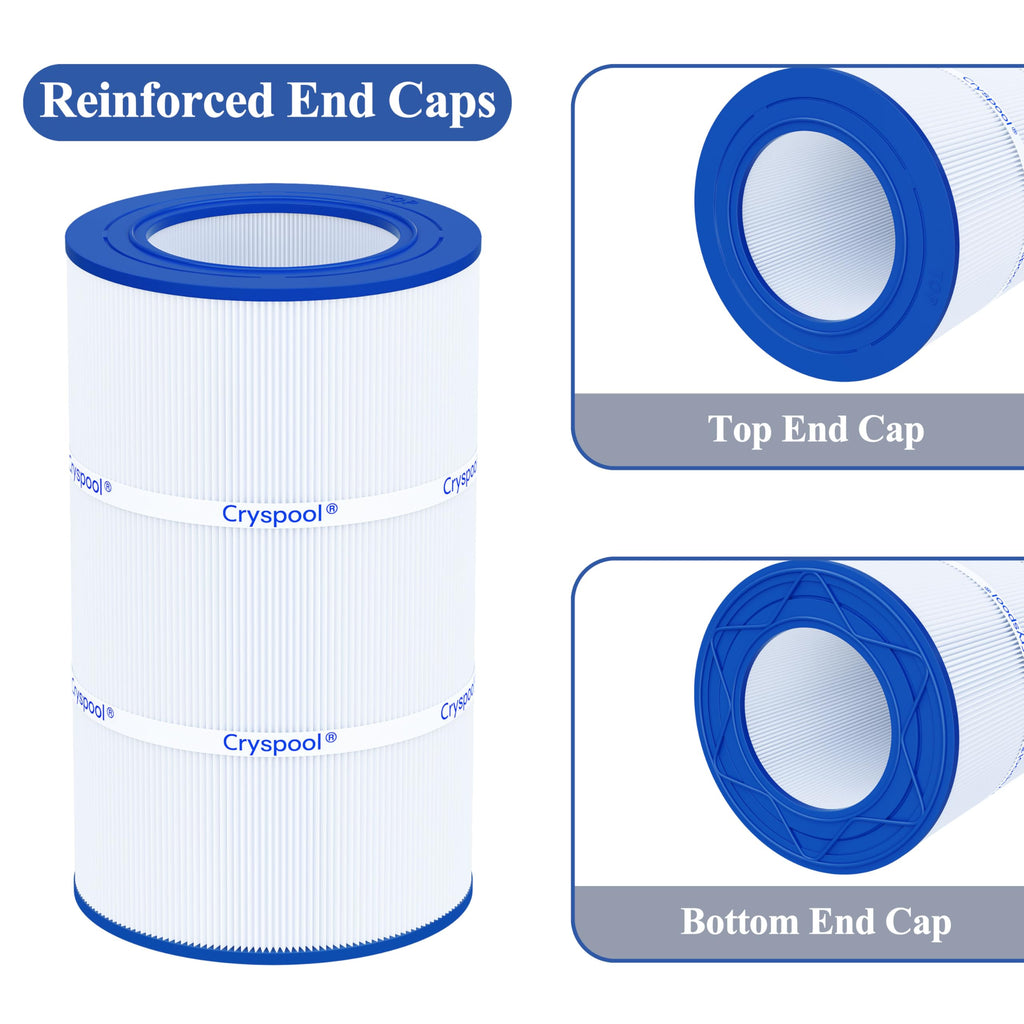 Cryspool® 09022 Filter Compatible with Clean & Clear 75, CC75, PAP75, R173214, 59054100, C-9407, FC-0685, 75 Sq. Ft Pool Filter Cartridge, 1 Pack