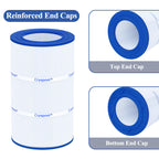 Cryspool® 09022 Filter Compatible with Clean & Clear 75, CC75, PAP75, R173214, 59054100, C-9407, FC-0685, 75 Sq. Ft Pool Filter Cartridge, 1 Pack