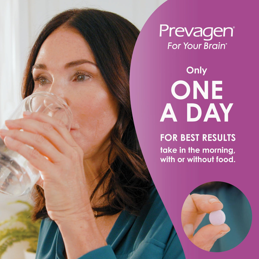 Prevagen Extra Strength Mixed Berry Chewables - 30 Tablets (1 Month Supply) | Formulated for Your Brain | 20mg of Apoaequorin Plus Vitamin D3 with 7-Day Pill Minder