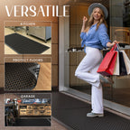Lifetime Supplies 36" x 24" Commercial Rubber Floor Mat | Safety Water Drainage | Non Slip Anti Fatigue Mat for Restaurant, Kitchen, Indoors, Outdoors and Entryway