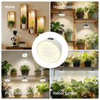 Barrina Orbgrow OG03C Rechargeable Puck Grow Light, 4000K, 1 Pack, White