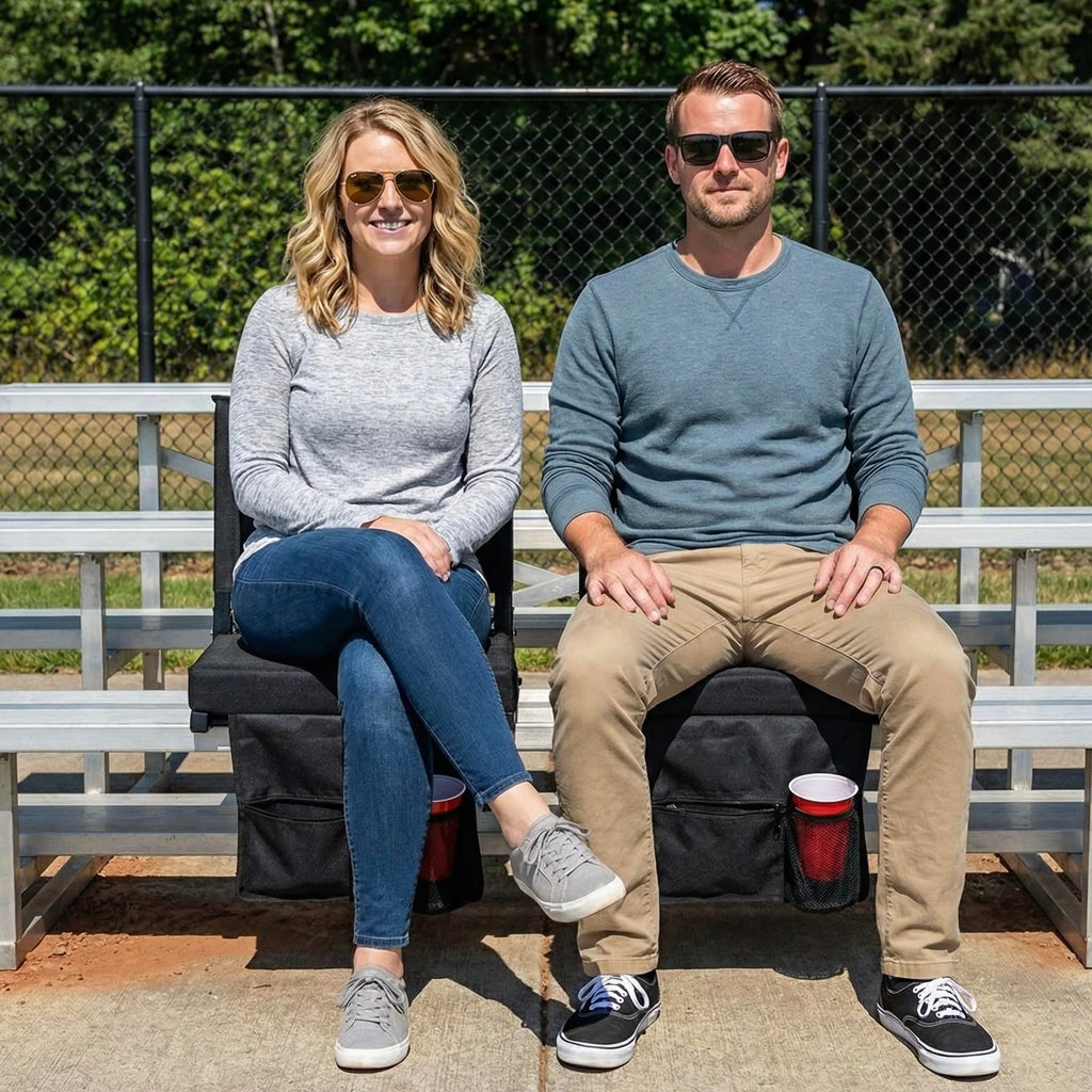 SPORT BEATS Stadium Seats with Back Support Folding Chair for Bleachers
