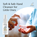 Think Smarter Products Littley Infant & Toddler Hand Cleanser with Hypochlorous Acid, Gently Cleans Dirt & Germs, Non-Toxic & Alcohol-Free, Safe for Sensitive Skin, 8oz Spray Bottle
