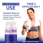 (2 Pack) CellTox Capsules - Official Gut Health Supplement Pills Advanced Premium Formula, Natural CellTox Digestive Support for Overall Health & Wellness Reviews, 120 Capsules for 2 Months