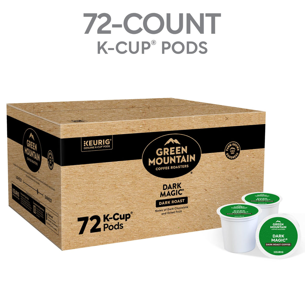 Green Mountain Dark Magic Coffee, K-Cup Pods, 72 Count