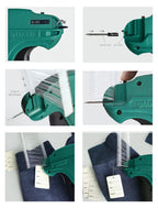 GILLRAJ® Price Tagging Gun【Not-a-Stitch-Gun】 Hangtag Attacher with 4000pcs 0.5" Long Barbs Fasteners & 6 Needles, Retail Pricing Tag Gun for Stores Consignment Garage Yard Sale