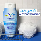 Vagisil Feminine Wash for Intimate Area Hygiene, pH Balanced and Gynecologist Tested, Fragrance-Free, 12 oz (Pack of 3)
