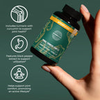 Primal Harvest 1 Pack, Primal Turmeric Complex w/Black Pepper Extract, Joint and Mobility Support Turmeric Supplement for Women & Men, 60 Capsules