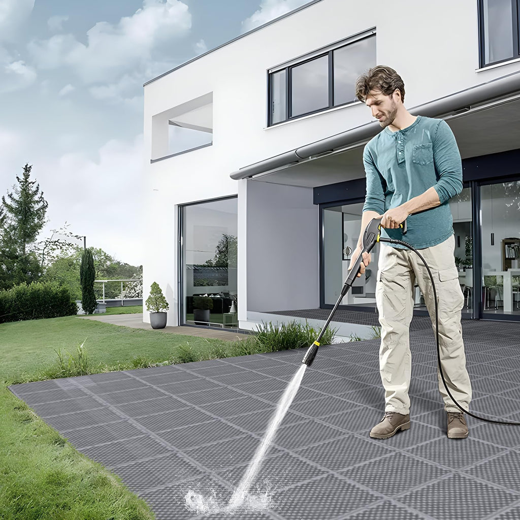 16 PCS Modular Interlocking Cushion Interlocking Floor Tiles with Hole