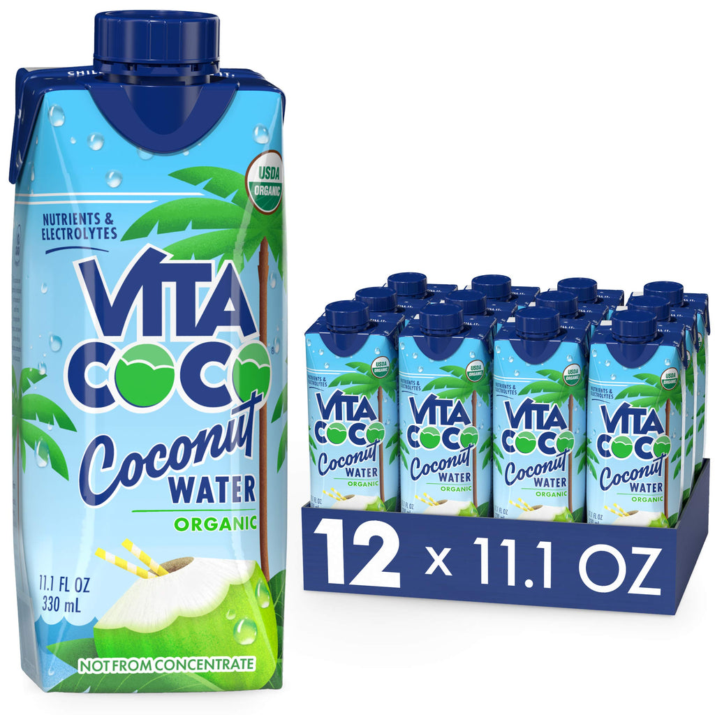 Vita Coco Organic Coconut Water, Original, 11.1 Oz (Pack of 12)